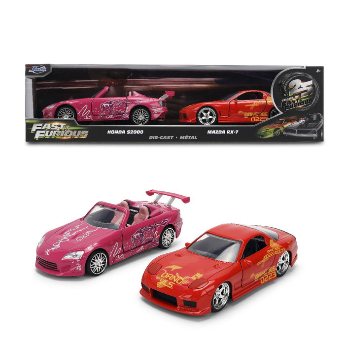 JAD38363 Jada 1/32 FAST & FURIOUS TWIN PACKS - 2 FAST 2 FURIOUS