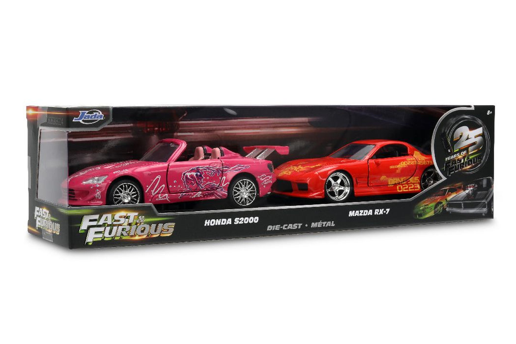 JAD38363 Jada 1/32 FAST & FURIOUS TWIN PACKS - 2 FAST 2 FURIOUS