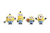 JAD85258-W1 Jada 2.5" Metalfigs - Minions Single Pack in PDQ - 12 Pack
