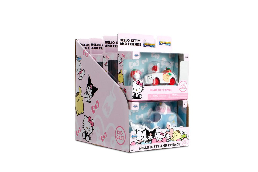 JAD85338-W1 Jada 1/55 Mini "HWR" Sanrio Assortment Pack in PDQ - 8 Pack