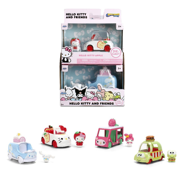 JAD85338-W1 Jada 1/55 Mini "HWR" Sanrio Assortment Pack in PDQ - 8 Pack