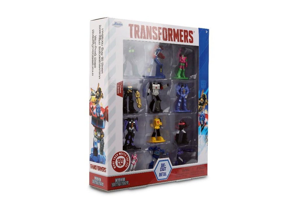 JAD9337379314R20 Jada 1.65" Nano Metalfigs - Transformers W4 12-Pack