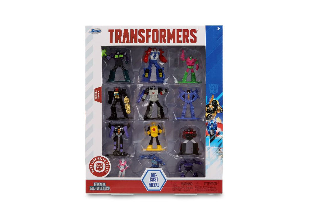 JAD9337379314R20 Jada 1.65" Nano Metalfigs - Transformers W4 12-Pack
