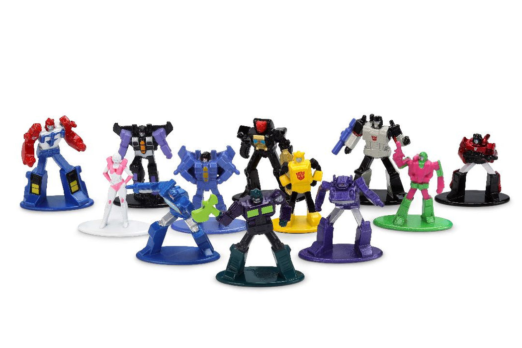 JAD9337379314R20 Jada 1.65" Nano Metalfigs - Transformers W4 12-Pack