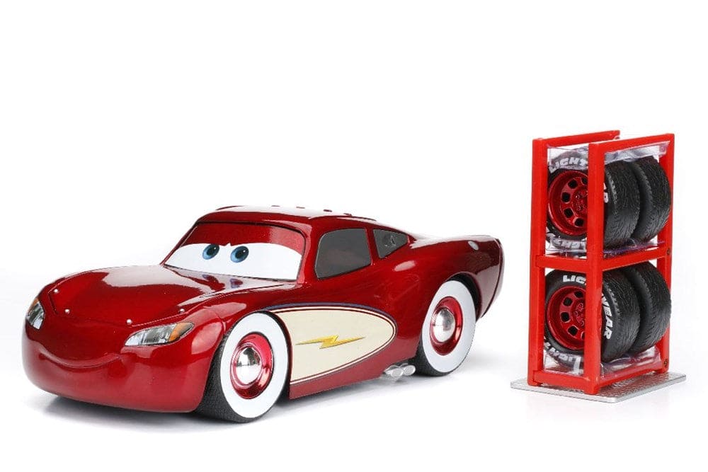 JAD98033 Jada 1/24 "Hollywood Rides" - Cruising McQueen w/ Rack
