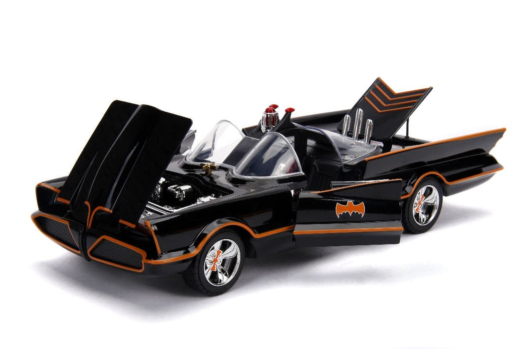 JAD98625 Jada 1/18 "Hollywood Rides" 1966 TV Series Batmobile with Batman