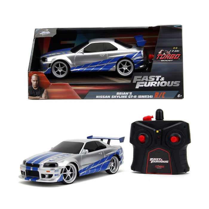 JAD99371 Jada 1/24 FF R/C - Brian's Nissan Skyline GT-R R(34)