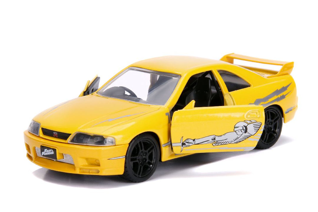 JAD99515 Jada 1/32 "Fast & Furious" 1995 Nissan Skyline GT-R (R33) - Yellow