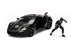 JAD99723 Jada 1/24 "Hollywood Rides" Lykan HyperSport w/Black Panther