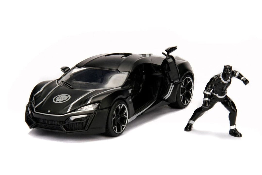 JAD99723 Jada 1/24 "Hollywood Rides" Lykan HyperSport w/Black Panther