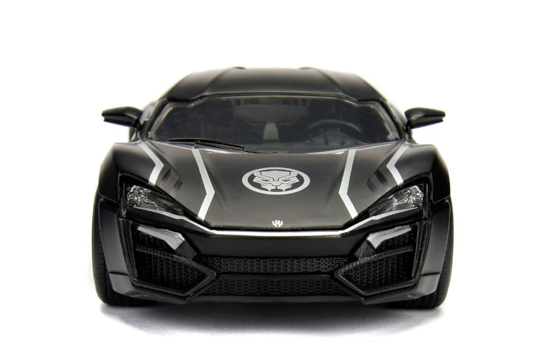 JAD99723 Jada 1/24 "Hollywood Rides" Lykan HyperSport w/Black Panther