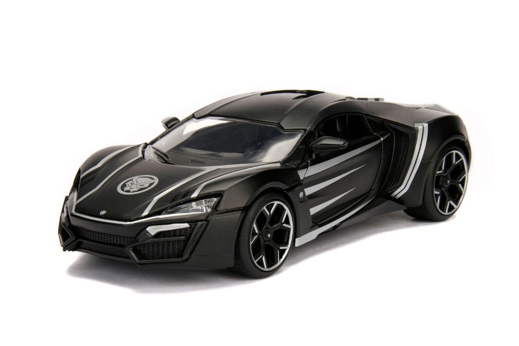 JAD99723 Jada 1/24 "Hollywood Rides" Lykan HyperSport w/Black Panther