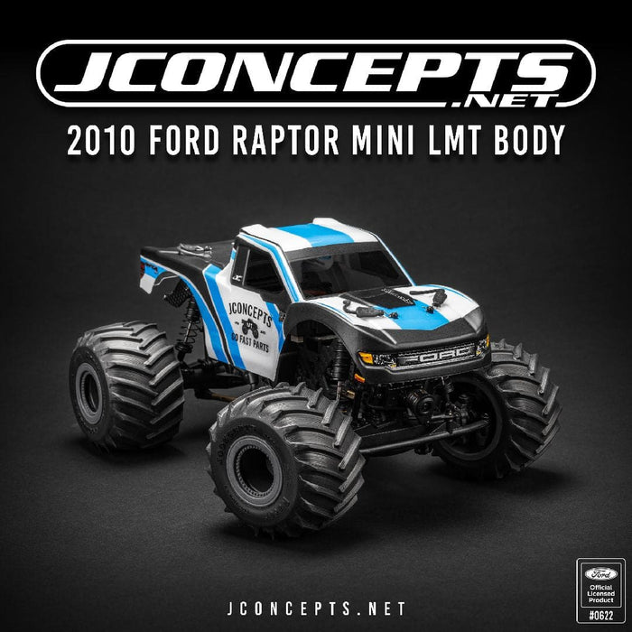 JCO0622 JConcepts 2010 Ford Raptor body (Fits Mini LMT)