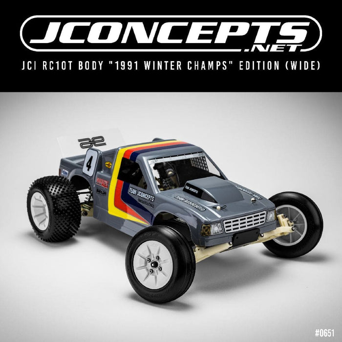JCO0651 JConcepts JCI RC10T body "1991 Winter Champs" edition (wide)