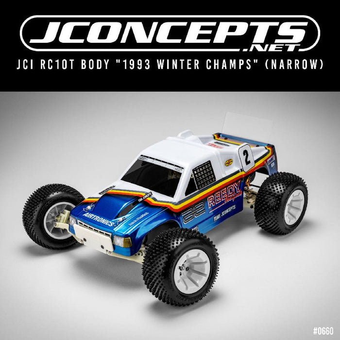 JCO0660 JConcepts JCI RC10T body "1993 Winter Champs" (narrow)