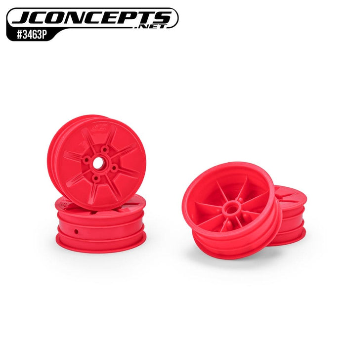 JCO3463P JConcepts Pioneer - RC10 2.2" front wheel, retro pink - 4pc