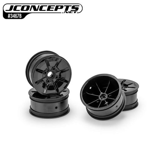 JCO3467B JConcepts Pioneer - RC10T 2.2" narrow front wheel, black - 4pc