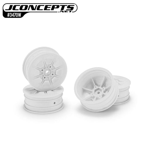JCO3470W JConcepts Pioneer - 2.2" 4wd front wheel, white - 4pc