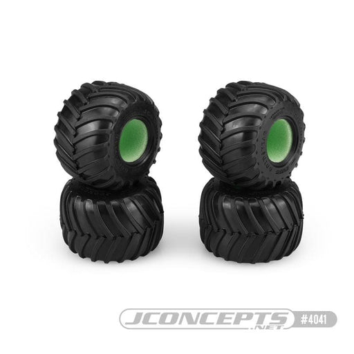 JCO4041-01 JConcepts Golden Years - Blue Compound, 1/24th Mini Monster Truck Tire, 4 pc.