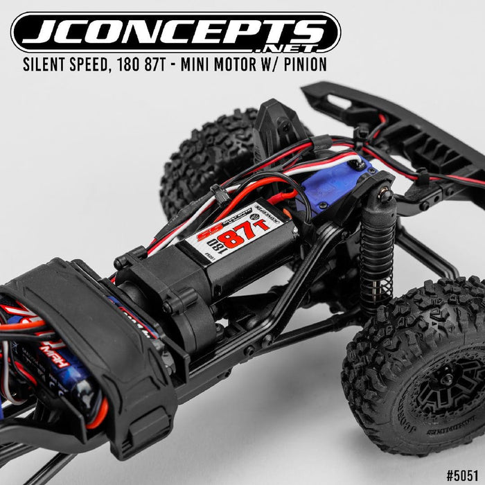 JCO5051 JConcepts - Silent Speed, 180 87T - mini motor w/ pinion