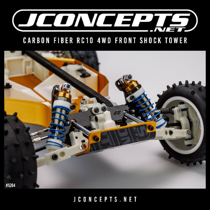 JCO5284 JConcepts carbon fiber RC10 4wd front shock tower
