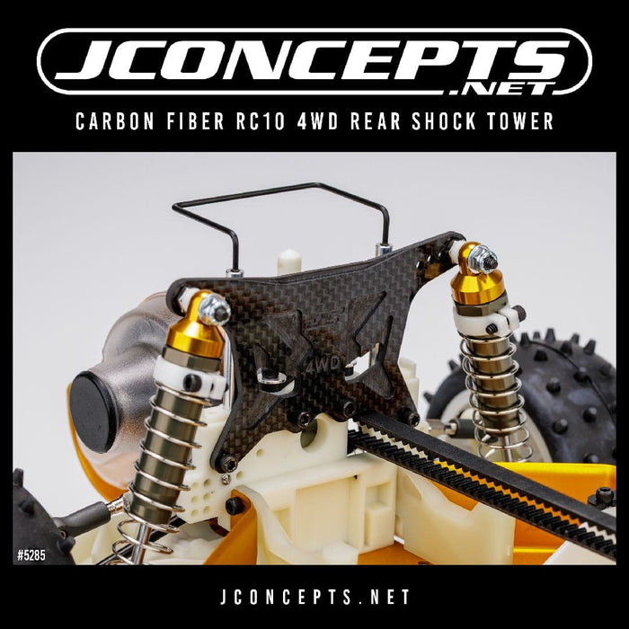 JCO5285 JConcepts carbon fiber RC10 4wd rear shock tower