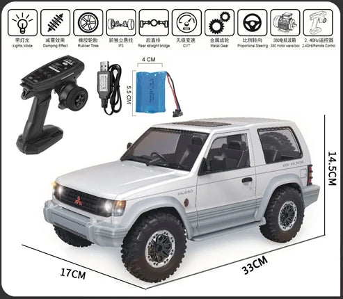 RCP-LD1297S 1:14 Pajero with Rubber tire LD1297S