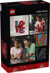 LEG31214 LEGO Art LOVE Building Set for Adults, for Couples 791pcs