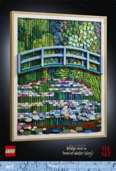 LEG31220 LEGO Art Claude Monet – Bridge over a Pond of Water Lilies 3179pc