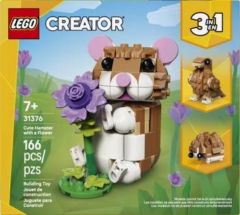 LEG31376 LEGO Creator Cute Hamster w/Flower 166pcs