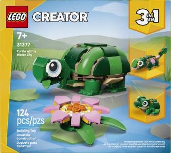 LEG31377 LEGO Creator 3in1 Turtle w/Water Lily 124pcs