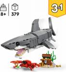 LEG31381 LEGO Creator Fierce Shark with a Treasure Chest 379pcs