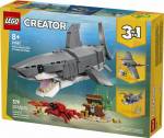 LEG31381 LEGO Creator Fierce Shark with a Treasure Chest 379pcs