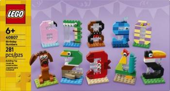 LEG40807 LEGO Iconic Birthday Numbers 281pcs