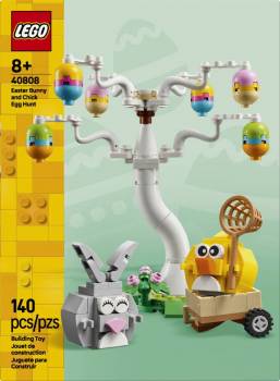 LEG40808 LEGO Iconic Easter Bunny and Chick Egg Hunt Animal 140pcs