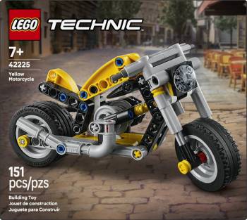 LEG42225 LEGO Technic Yellow Motorcycle 151pcs