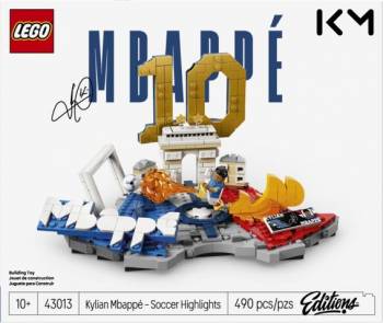 LEG43013 LEGO Editions Kylian Mbappé – Soccer Highlights 490pcs
