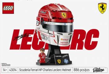 LEG43014 LEGO Editions Scuderia Ferrari HP Charles Leclerc Helmet 886pcs