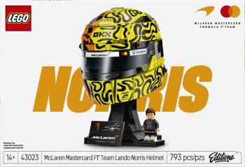 LEG43023 LEGO Editions McLaren Mastercard F1 Team Lando Norris Helmet 793p