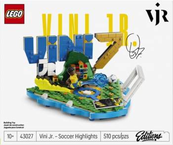 LEG43027 LEGO Editions Vini Jr. – Soccer Highlights 510pcs