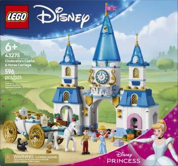 LEG43275 LEGO Disney Princess: Cinderella's Castle & Horse 596pcs