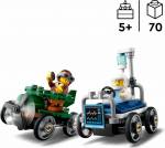 LEG60459 LEGO City Airplane vs Hospital Bed Race Car 70pcs