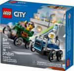 LEG60459 LEGO City Airplane vs Hospital Bed Race Car 70pcs