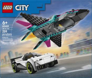 LEG60489 LEGO City Great Vehicles Jet vs Car