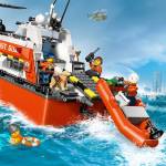 LEG60504 LEGO City Coast Guard Rescue Boat & Helicopter 742pcs