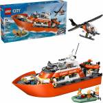 LEG60504 LEGO City Coast Guard Rescue Boat & Helicopter 742pcs