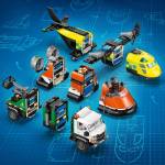 LEG60505 LEGO City Airplane, Service Truck & Hovercraft 990pcs