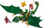 LEG71829LEGO NINJAGO Lloyd's Green Forest Dragon Building 128pcs