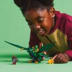 LEG71829LEGO NINJAGO Lloyd's Green Forest Dragon Building 128pcs