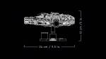 LEG75375 LEGO Star Wars Millennium Falcon Buildable Starship Model 921pcs